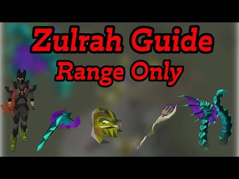 Zulrah Range Only Guide OSRS | No Switching BOWFA Only 2025