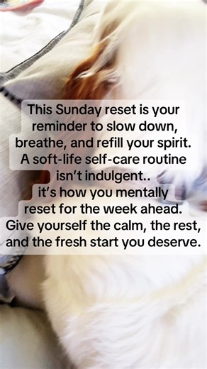 Sunday vibe aesthetic quotes This Sunday reset is your reminder to slow down, breathe, and refill your spirit. A soft-life self-care routine isn’t indulgent it’s how you mentally reset for the week ahead. Give yourself the calm, the rest, and the fresh start you deserve. #creatorsearchinsights #SundayReset #SelfCareSunday #calmvibes #wellnesstips