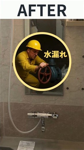 バス混合水栓のリニューアル #工務店 #リフォーム #施工 #バスルーム #水漏れ