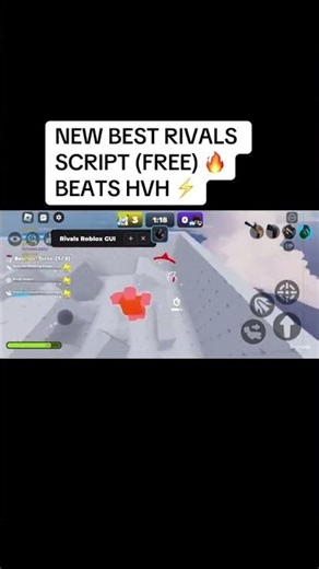 NEW BEST RIVALS SCRIPT (FREE) 🔥BEATS HVH ⚡ #roblox#rivals #robloxexploiting #trending #deltaforce