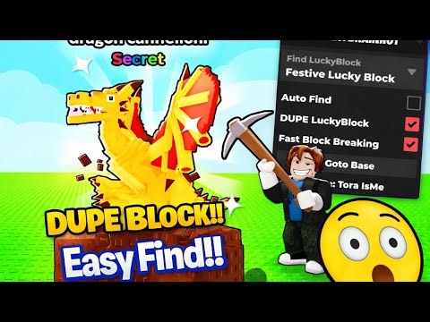 Mine a Brainrot Script - DUPE LUCKY BLOCK, Auto Find, Fast Block - No Key!!