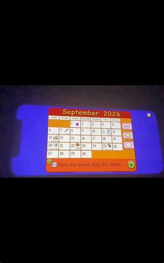 Starfall Calendar September 1 2026