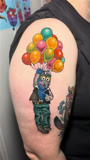 Muppet Tattoo 🎈#muppet #tattoo #childhood #dreamtattoo #tattooidea