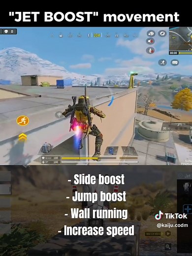 Jet Boost CODM Movement Tutorial | How to Use Jet Boost in COD Mobile