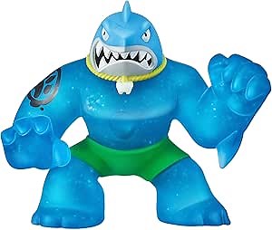 Amazon.com: Heroes of Goo Jit Zu - Single Stretchy Shark Action Figure, Thrash : Toys & Games