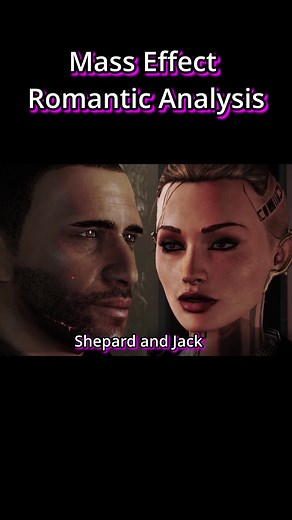 Mass Effect Romantic Analysis: Jack and Shepard #masseffect #masseffectlegendaryedition #gaming #gamingontiktok