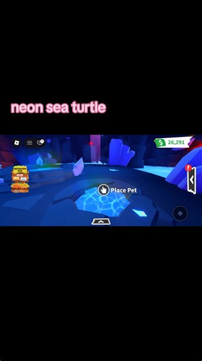 look at the neon sea turtle it's so cute . looking for more sea turtles to make mega #adoptme #roblox #seaturtle