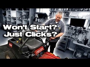 Toro TimeCutter Single Click No Start? Full Diagnosis On Starter, Solenoid & Kohler V-Twin Engine