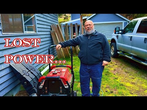 Turning On and Off Generator |Troy Built 7000 Watts