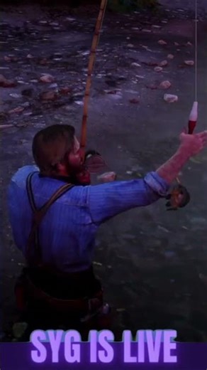 My First Fish in RDR2! (Catch & Release) 🎣 #Shorts