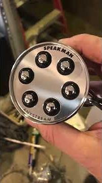 Remove Speakman Anystream water restrictor