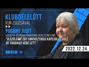 "8 éves voltam, amikor apám magas rangú katonatisztként került börtönbe"-Pogány Judit a Klubrádióban