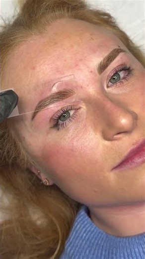 Hydragel to finish these combination brows🤩🤌