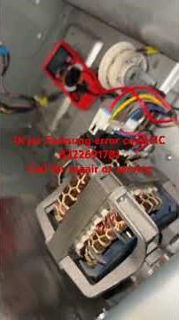 Dryer Samsung display error code HC