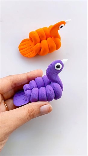 DIY idea 💞 How to make easily duck🦆 with Super clay #trend​ #clay​ #music​ #funny​ #clay​