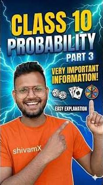 Dice Probability 🎲 | Even Number & Multiple of 3 | Class 10 CBSE | ShivamXmaths #shorts