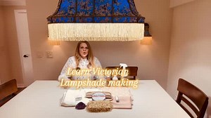 Learn Victorian Lampshades — pre-recorded Online Course ✨ ⠀ Transform fabrics, lace and fringe into a complete Victorian-style lampshade. Here is exactly what you will learn, step by step: ⠀ • How to clean and prepare the wireframe ✨ • Apply anti-rust spray and paint the frame 🎨 • Wrap the wireframe for a smooth foundation 🧵 • Create layered fabric structure 🪡 • Work with premium fabrics, lace and delicate materials 🌸 • Build, align and shape each panel with precision ✂️ • Apply fringe, trim