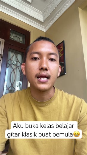 Hi guys aku buka kelas belajar gitar klasik. #belajargitaruntukpemula #belajargitarpemula