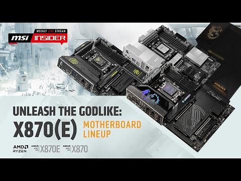 Unleash the GODLIKE: X870(E) motherboard lineup