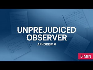 Aphorism 6 – Unprejudiced Observer | Organon of Medicine | BHMS 1st Year | 5 Min
