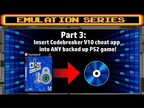 PS3 Tutorial Emulation series Pt.3 - Insert Codebreaker V10 cheat app into ANY backed up PS2 game
