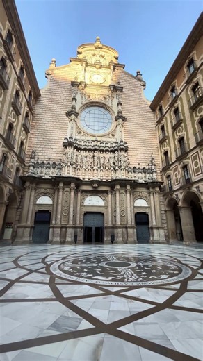 Cathedral church ⛪️ in the Monistrol de Montserrat Barcelona Spain - Bells 🔔