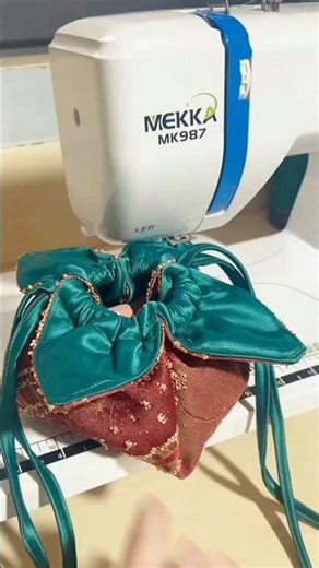 How to Make Designer Potli Bag #Simple & Stylish Potli#shortvideo #viralshort