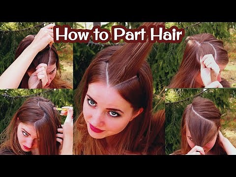 How to Part Hair | Straight, Circular, Symmetrical, Zig Zag Partings & More!