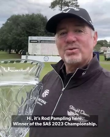 Playoff ready 💪 Rod Pampling winner of the 2023 SAS Championship. Let's go! | PGA TOUR Champions