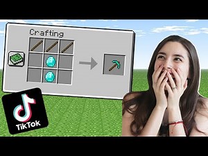 PROBAMOS LOS TIKTOK MÁS VIRALES DE MINECRAFT 11