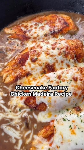 Cheesecake Factory Chicken Madeira Recipe with creamy mashed potatoes and asparagus. Trust me, this tastes better than the restaurant! | Stay Snatched - Easy and Indulging Recipes