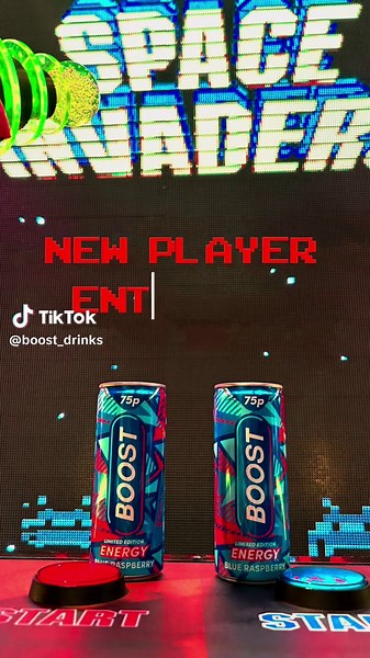 Discover Blue Raspberry BOOST Energy Drink