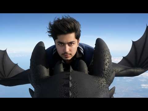 👉 I Entered a Dragon Cartoon World! 🐉 Animated Adventure Vlog