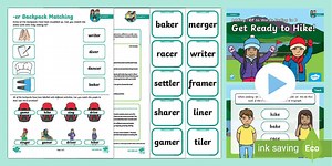 Adding -er to Words Ending in e Lesson Pack - Level 6 Week 12 Lesson 2