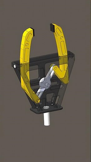 Gripper Mechanism (Mechanical Movement 156) #mechanism #animation