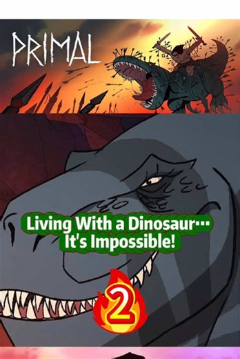 Caveman tries to survive, but his dinosaur keeps stealing everything.#primal #caveman #dinosaur #animation #prehistoric