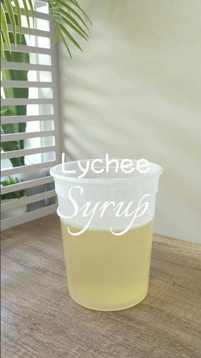 Lychee Syrup 🪷 recipe using only 3 ingredients! so easy, so good. recipe in comments #Lychee #syrup