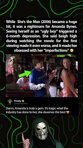 She's the Man (2006) was traumatic for Amanda Bynes