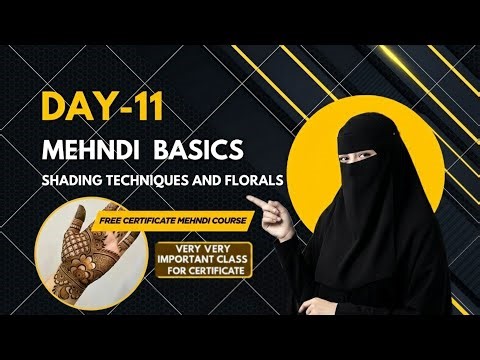 Free Online Mehndi Course with Certificate Day -11 (2026)