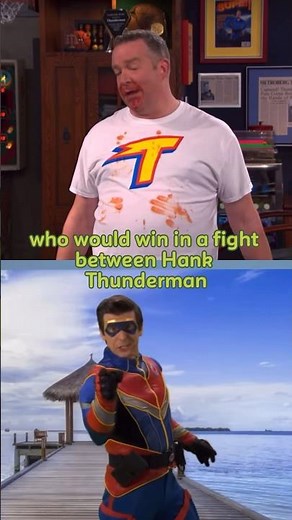 Captain Man vs. Hank Thunderman #henrydanger #nickelodeon