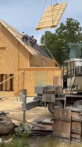 This is how our Structural Insulated (roof) Panel System (SIPS) is installed. Our 6.5" roof and wall panels have a R-40 Insulation Rating and a Class 1 Fire Rating. Give us a call at SIPS of America and find out "All the Benefits" of building with our Structural Insulated Panel System. | SIPS of America Inc.