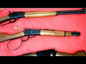 COWBOY LEVER GUNS! MARLIN .44 HENRY .22 ROSSI .357 MARES LEG