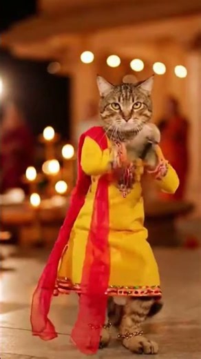 Ai cat | indian style dancing | #cat #cute #pet #dancecat