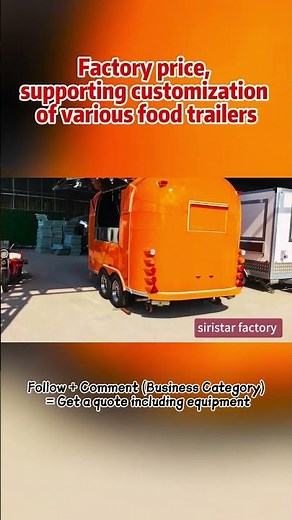 Make your mobile restaurant dream a reality! Siristar full-size custom-made food trucks