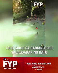 Tour guide sa Cebu, nabagsakan ng bato! Ang pangyayari, nakuhanan ng camera! PANOORIN ang buong video rito: https://youtu.be/3zgEp5f41So?si=S-Vuybrnvk8HVq9N | GMA Public Affairs