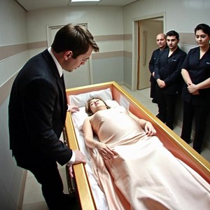 While cremating his pregnant wife, the husband opened the coffin to take one last look at her — and saw her belly move. He immediately stopped the process. When the doctors and police arrived, what they discovered left everyone in shock... The air inside the crematorium was thick with grief. Mark Lewis stood motionless, his trembling hands clutching the edge of the coffin. Inside lay his wife, Emily, her pale face frozen in eternal stillness. She had been seven months pregnant when tragedy struc
