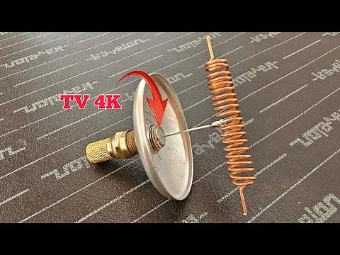 How to make a digital antenna to watch DTV 4K channels