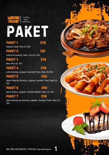 update menu miguni 2026