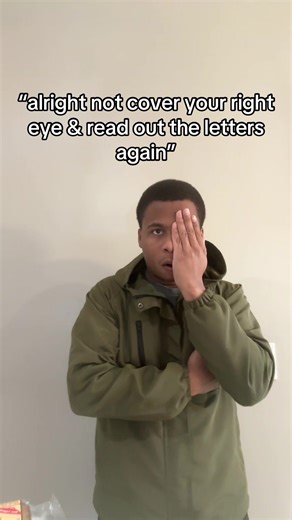 Eye Exam Experience: Covering One Eye Challenge