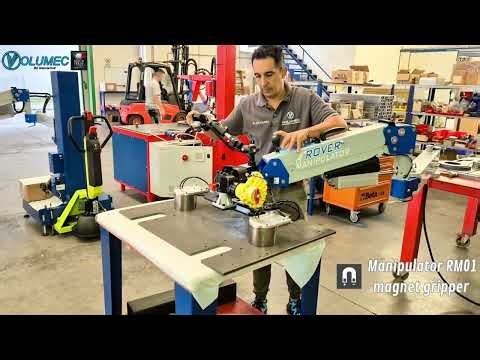 MOBILE Rover Manipulator RM01 (vacuum- magnet - gripper- hook) #mobile #manipulator #vacuum